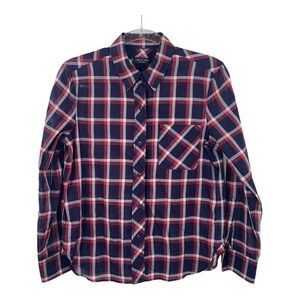 Rag and Bone Robbie Plaid Shirt Sz XS